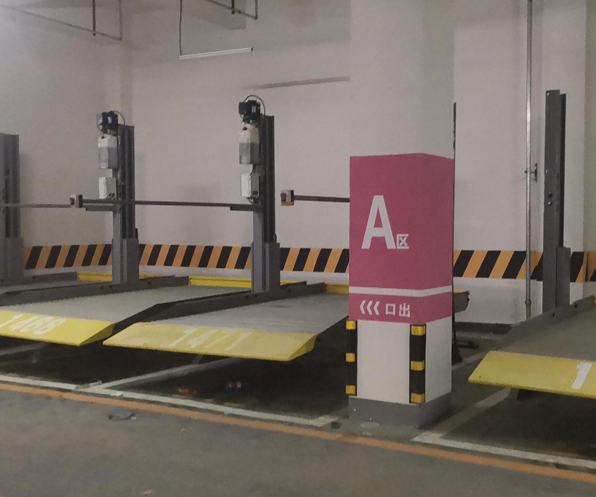 贵阳市三层升降机械立体停车设备拆除