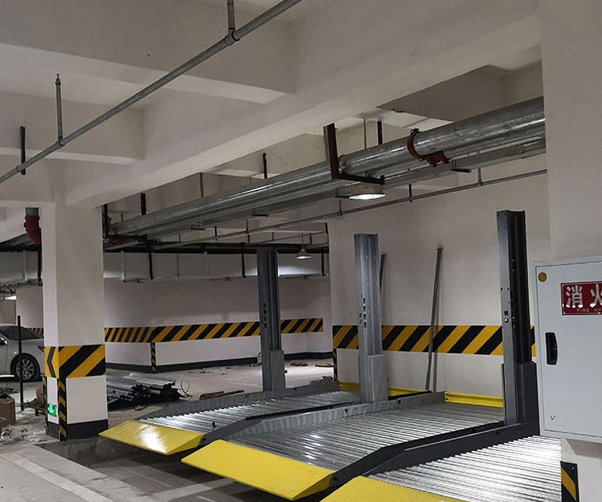 湖南省双柱简易式机械式停车设备安装