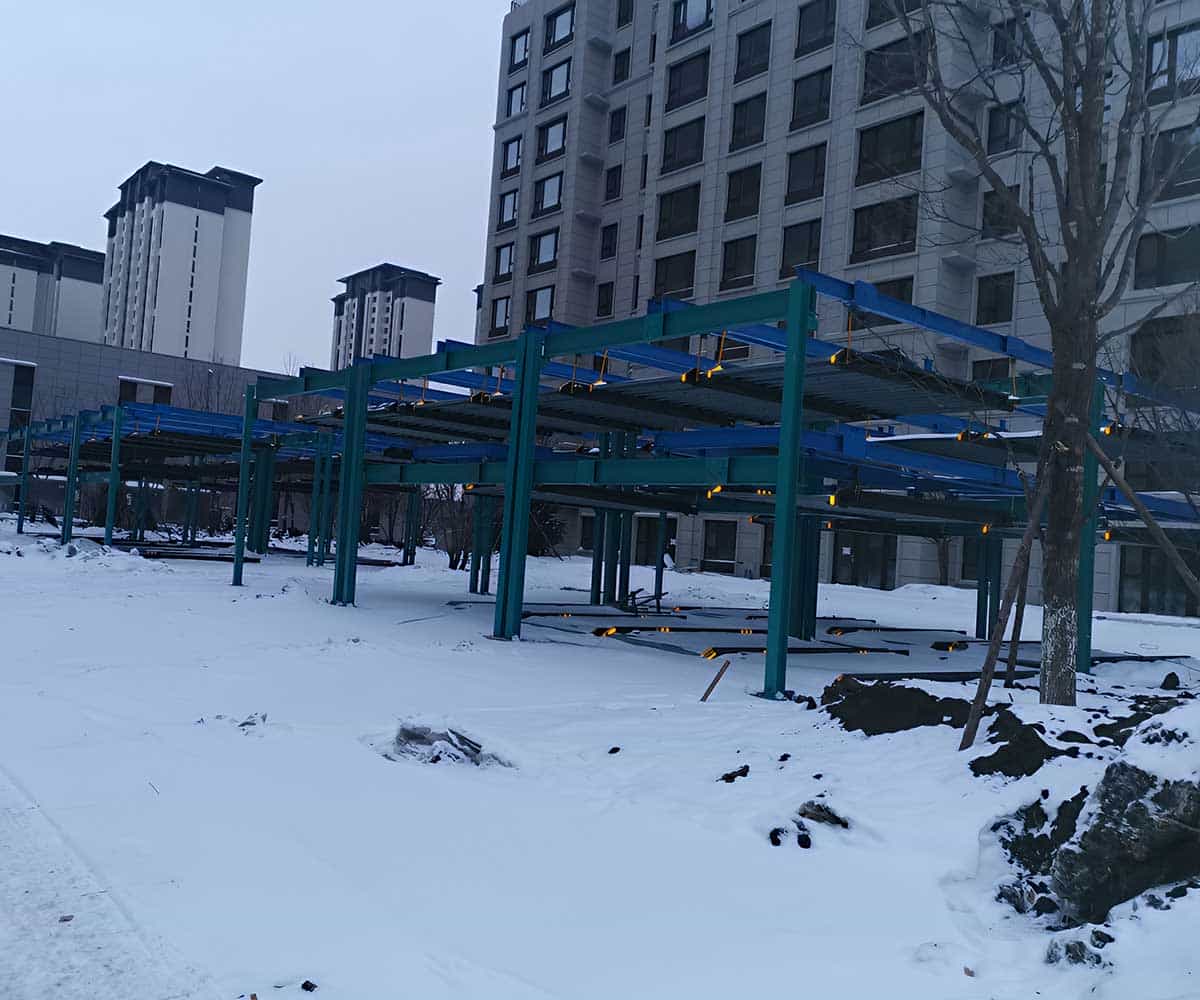 永登县横移式立体停车位提升安全性的方法